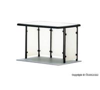 Kibri H0 38179 - Arrêt De Bus Avec Toit Plat Kit Neuf