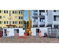 Kibri H0 38626 - Conteneur De Bâtiment STRABAG Avec LED Kit Neuf