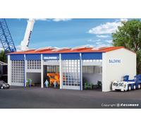 Kibri H0 39212 - Hall D'Engins 34 X 20 X 11,2 Cm Kit Neuf