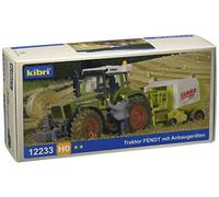 Kibri H0 CLAAS Set Tracteur FENDT avec éplucheur et râteau à Foin