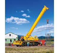 Kibri Kit 13012 HO Grue Télescopique LIEBHERR 1120 Flèche Treillis Étendue