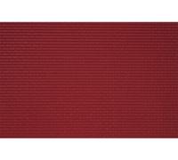 KIBRI Plaque plastique mur de briques rouge 20x12 cm - HO 1/87 - Kibri 34122
