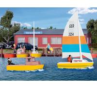 KIBRI Set de petits bateaux - HO 1/87 - Kibri 39159