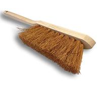KIBROS 820M | Balayette Brosse en Fibres de Coco Naturel | Manche Long en Bois | Longueur 45 cm, 45 x 3,5 cm