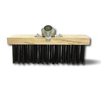 Kibros Balai cantonnier métallique Acier Rond 30 cm sans Manche