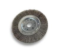 Kibros Brosse circ. touret INOX fil souple Ø 150 mm 1 rang