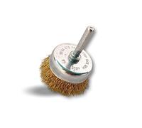 Kibros Brosse rotative coupe Ø 50 mm fil laiton dur perceuse