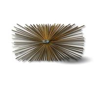 Kibros Hérisson acier plat 200×400 mm ramonage conduits non gainés M12 | Hérisson rect. 200×400 mm, acier plat, embout fileté M12×1,75 mm, ramonage conduits non gainés cheminée chaudière.