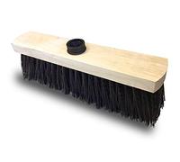 Kibros Lot 10 balais spécial Ciment PPN 29 cm sans Manche | Garnissage PPN synthétique, semelle bois, douille vissante plastique, usage bétonnage maçonnerie surfaces ciment béton.