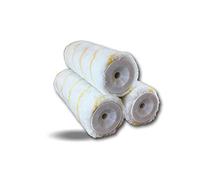 Kibros Lot 10 manchons polyamide anti-goutte jaune Ø 8 mm 180 mm | Polyamide anti-goutte rayé jaune, axe Ø 8 mm, largeur 180 mm. Sols, murs et plafonds, qualité professionnelle.