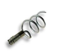 Kibros Lot 3 queues de cochon accessoire curage canalisation canne | Fixation sur canne de curage par percutage, débouchage curetage canalisations bouchées, accessoire kit ramonage.
