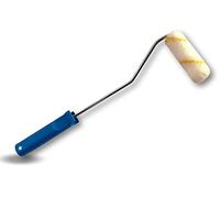 Kibros Lot 3 rouleaux patte lapin polyamide rayé structure longue 100 mm | Polyamide rayé jaune, structure longue pour plinthes et radiateurs, largeur manchon 100 mm, Ø axe 8 mm.