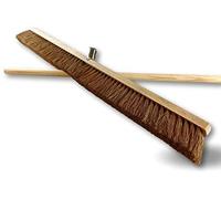 Kibros Lot 6 balais cantonnier Coco Naturel 80 cm avec Manche Bois