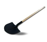Kibros Pelle maçon Manche 130 cm Bois Bout Rond col de Cygne Acier