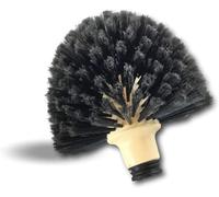 Kibros Tête de Loup Brosse Boule Vinyl fleuré Ø 180 mm Douille vissante