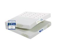 Kiby® Matelas Lit Parapluie Épaisseur 7cm (certifié Oeko-TEX® & CERTIPUR™) en Aloe Vera, Pliable
