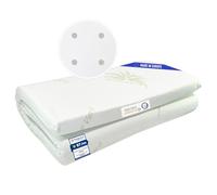 Kiby® Matelas pour lit Parapluie (certifié Oeko-TEX® & CERTIPUR™) en Aloe Vera, Enroulable de 4 cm d'epaisseur