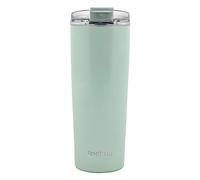 Kichna Brewer Gobelet à café de voyage avec couvercle à rabat | Tasse de voyage sous vide à double paroi en acier inoxydable | Couvercle sans BPA anti-fuite et anti-déversement | Garde au froid