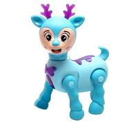 KICHOUSE 1 Ensemble De Marche en Laisse Dessin Animé Jouets pour Chiens Jouets Personnalisés Robot Figurines pour Chien Cochon Rebondissant Composant Élèctronique Sky-Blue