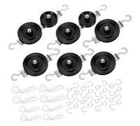 KICHOUSE 1 jeu de poulies : poulies simples et doubles pour expériences en classe, faciles à assembler, améliorent l'efficacité de l'apprentissage.