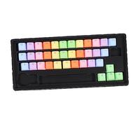 KICHOUSE 1 Jeu Dessus De Touche Touches Lumineuses Touches De Clavier Keycaps De Bricolage D'ordinateur à La Maison Pudding Keycaps Keyset Remplacer Les Touches Élégant Source De