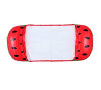 KICHOUSE 1 pièce Hamac Gonflable Motif Pastèque Matelas Flottant pour Piscine Conception Ergonomique Facile à Gonfler pour Détente Aquatique