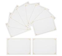 KICHOUSE 10 Pièces Papier Diplôme Vierge pour Impression Certificat Graduation Papier Attestation Élégant pour Bureaux et Écoles