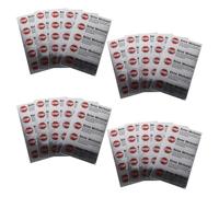 KICHOUSE 100 autocollants « Pas de publicit頻 - Panneau d'avertissement pour boîte aux lettres extérieure, bureau de poste, domicile et bureau