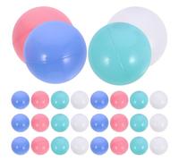 KICHOUSE 100 Balles de Jeu Rondes en Plastique Non Toxique 4 Couleurs Pastel 25 Pièces Chacune Boules Océaniques pour Piscine à Balles Usage Garçon et Filles et Fête