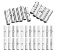 KICHOUSE 100 Connecteurs à Sertir Galvanisés à Épissure Bout à Bout 100 Pièces Bornes de Connexion Rapide pour Câbles Électriques Réparation Automobile et Câblage Marin Cosses à Sertir