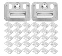 KICHOUSE 100pcs Fixations en Acier Inoxydable Épaissi pour Panneaux Muraux, Support Solide et Simple à Installer, pour Cintres Lourds et Connecteurs de Panneaux