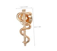 KICHOUSE 10pièces Broche Infirmière Serpent Vintage Badge De Médecin Broche De Vêtement Pour Femme Accessoire De Costume Épinglette Animal Unique