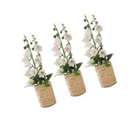 KICHOUSE 12 Bonsaïs Jacinthe Fausse Décor Miniature pour Maison de Poupée Décoration Intérieure et Bureau Plantes Miniatures sans Entretien