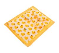 KICHOUSE 12, Mini Drap, Couette et Oreiller Jaune, Accessoires Décoratifs pour Chambre de Poupée, Compatible Lits Miniatures, Jeu D’Imitation Garçon et Filles