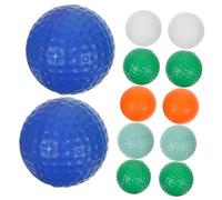 KICHOUSE 12 pièces Balles de Golf Mousse PU Jouets Anti-Stress Garçon Fille Jouets de Soulagement Extensibles Cadeau pour Garçon Fille Fête Couleur Aléatoire Couleur Aléatoire