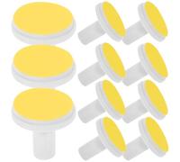 KICHOUSE 12pcs Têtes de Rechange pour Coupe-ongles Électriques pour Adultes, Tampons Résistants à L'usure en Plastique et Papier Abrasif pour Manucure Rapide et Sûre