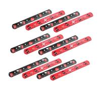 KICHOUSE 12pièces Lot De Bracelets Ninja Slap Créatifs Pour Garçon Fille Décorations De Fête Jouets à Pression Pour Poignet