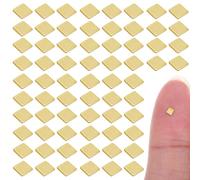 KICHOUSE 150 Pièces de Puces de Soudure Plaquées Or 2x2 Mm Compactes et Prédécoupées pour Soudure Facile, pour Réparation et Création de Bijoux Artisanaux