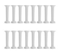 KICHOUSE 16 Pièces Colonne Romaine Miniature Décoration pour Maison de Poupée Micro Paysage Sculptures Détails pour Table et Gâteaux