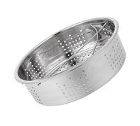 KICHOUSE 1pièce Panier Vapeur Inox avec Poignées Plateau Multifonction pour Cuisson Vapeur Compatible Cocotte et Cuit-vapeur Léger et Facile à Nettoyer Adapté Riz Poisson Légumes et Fruits