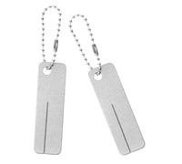 KICHOUSE 2 Pièces Affûteur de Hameçons Portable Outil Compact et Léger pour Aiguisage de Crochets de Accessoire Essentiel pour Camping et Plein Air