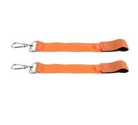 KICHOUSE 2 Pièces Crochet Sangle Antidérapante en Nylon et Polyester pour Fauteuil Roulant Orange avec Fixation Sécurisée avec Support Renforcé Fixation Sécurisée et Chariot de Courses pour