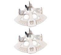 KICHOUSE 2 pièces Kit Sextant Nautique DIY Bois Éducatif Scientifique pour Garçon Fille Modèle de Mesure Apprentissage Réfraction Lumière