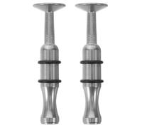 KICHOUSE 2 Pièces Outil D’embouchure Portable pour Saxophone, Résistance | Conçu pour Répétition et Cours, Finition Mate, Contact Lisse des Lèvres, Format Léger pour Musiciens Étudiants