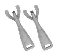 KICHOUSE 2 pièces Pince Barbecue Anti-brûlure Pinces Maintien Multi-usage pour Poêles Grils et Plaques Chaudes Accessoire Polyvalent pour Cuisine et Barbecue