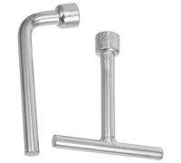 KICHOUSE 2 Pièces Verrou Triangulaire Douille Triangulaire en Acier Inoxydable, Argenté, pour Sécuriser les Boîtiers de Machine, Usage Industriel et Professionnel