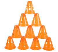 KICHOUSE 20 Pièces Cônes Entraînement Plastique pour Patinage à roulettes Objets de Simulation pour Sports Extérieur Couleur Vive pour Parcours Obstacles et Exercices