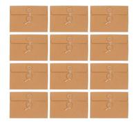 KICHOUSE 20 Pièces Enveloppe Kraft Papier Kraft Brun Enveloppes Vintage Enveloppes D'Affaires Enveloppe Brune Avec Ficelle Enveloppe De Voeux Enveloppes Avec Ficelle Lettre Fournitures
