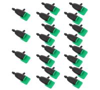 KICHOUSE 20 Pièces Irrigation Drippers Tubing Adjustable Rotatable Emitters for Garden Plants Lawn Anti-Clog Water Flow Control for Outdoor Plant Irrigation