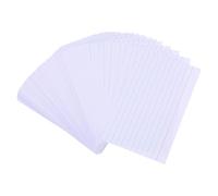 KICHOUSE 200pièces Fiches Bristol Lignées Format Carnet de Notes Portable pour Étudiants Papier Mémo pour Fournitures Scolaires Design Américain Élégant et Surface Écriture Lisse